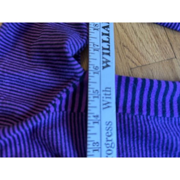Title Nine Sweater Dress Women's XS Purple Pink Synergy Stripe Knit Hiking - Picture 8 of 9